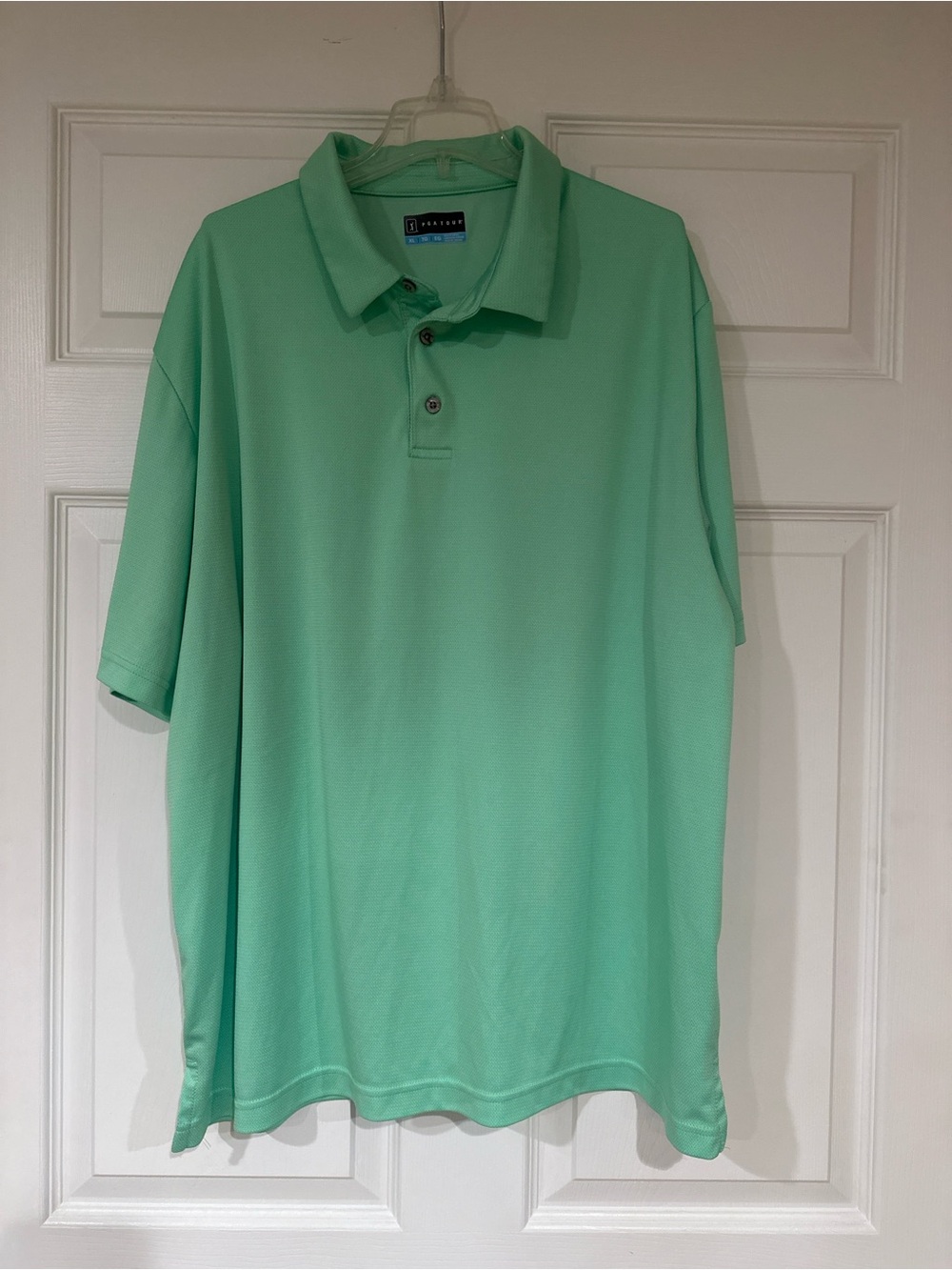 PGA Tour Men's Mint Green Polo Shirt